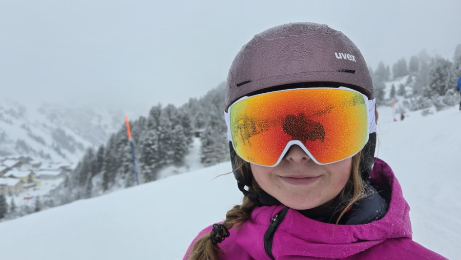 Met lenzen de piste op.